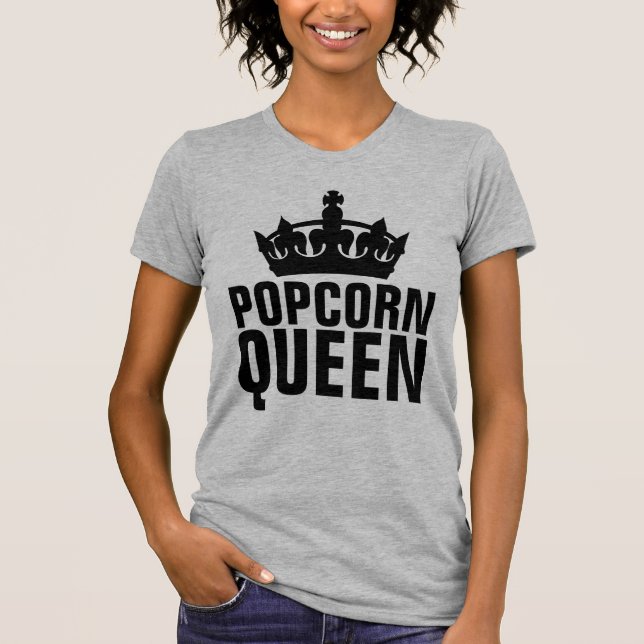CAMISETAS DE POPCORN QUEEN (Anverso)