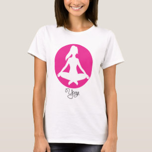 Camisetas de posición de yoga