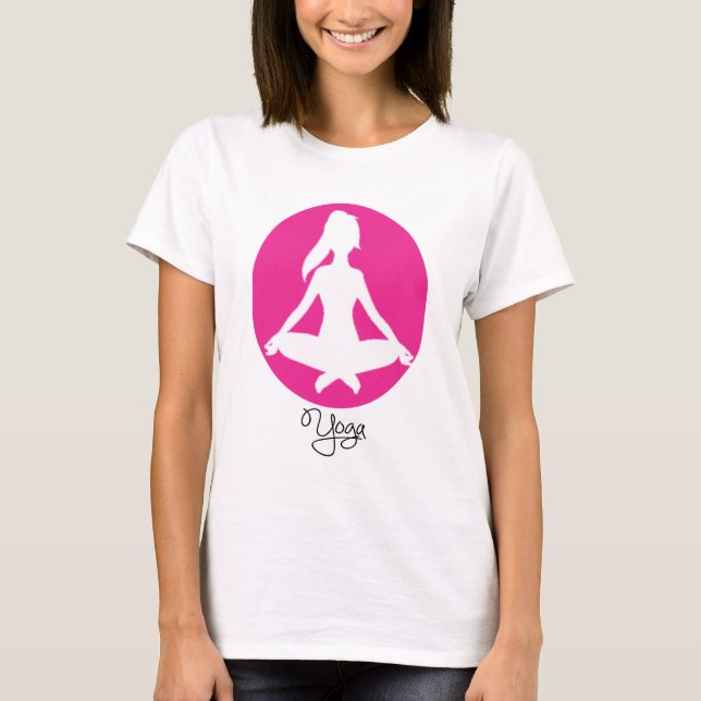 Camisetas de posición de yoga (Anverso)