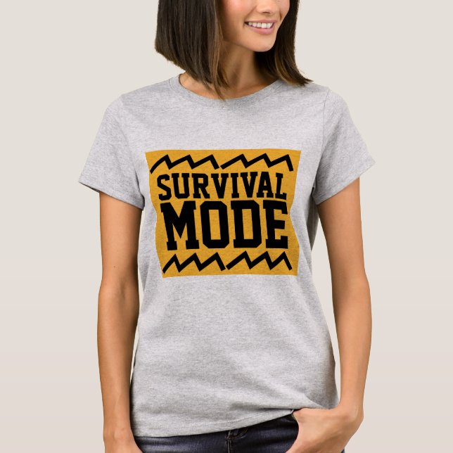 CAMISETAS DE PREPARACIÓN PARA MODO SUPERVIVENCIA (Anverso)