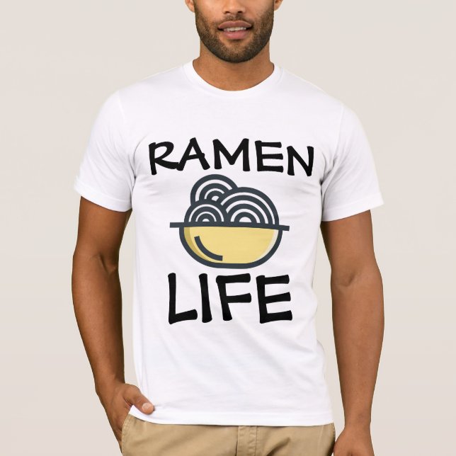 CAMISETAS DE RAMEN NOODLES LIFE (Anverso)