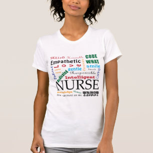 Camisetas de rasgos de enfermería Gracias por la s