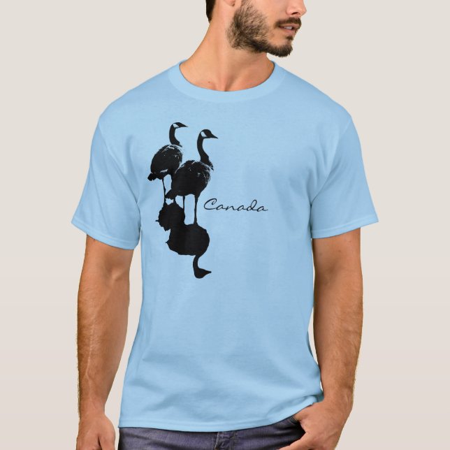 Camisetas de recuerdo de oca de Canadá y regalos d (Anverso)