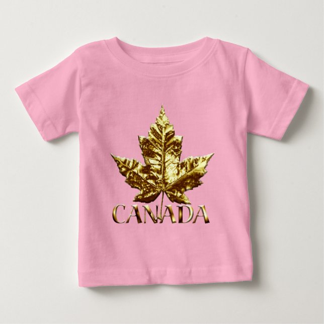 Camisetas de recuerdo para bebés Camisetas Canadá  (Anverso)