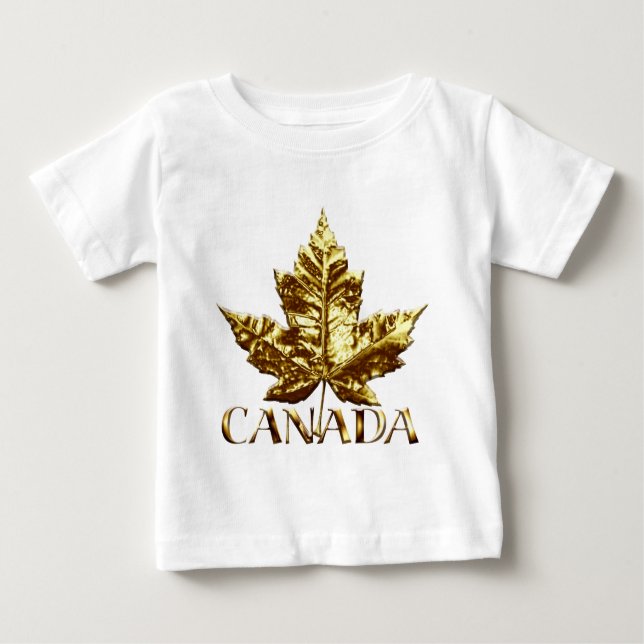 Camisetas de recuerdo para bebés Camisetas Canadá  (Anverso)