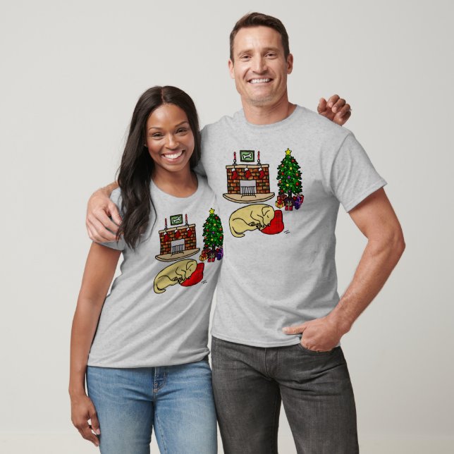 Camisetas de recuperadores de Navidades de labrado (Unisexo)