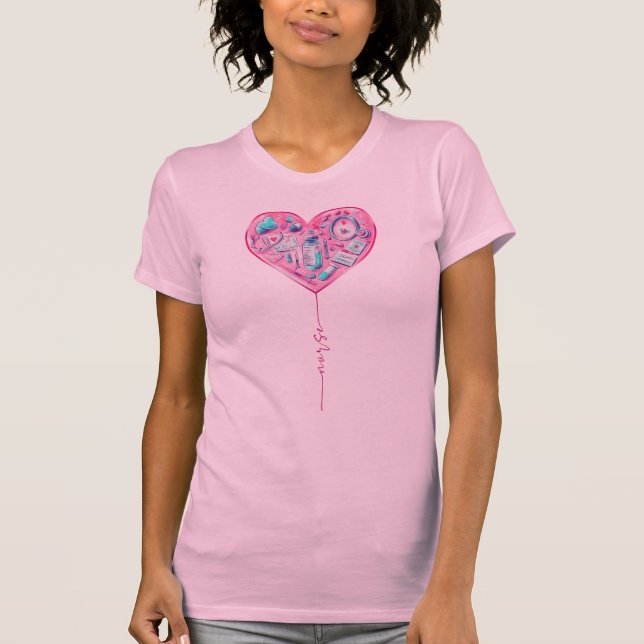 Camisetas de regalo de agradecimiento para enferme (Anverso)
