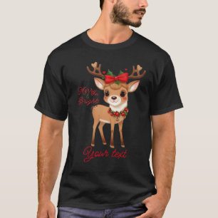 Camisetas de reno malcriado