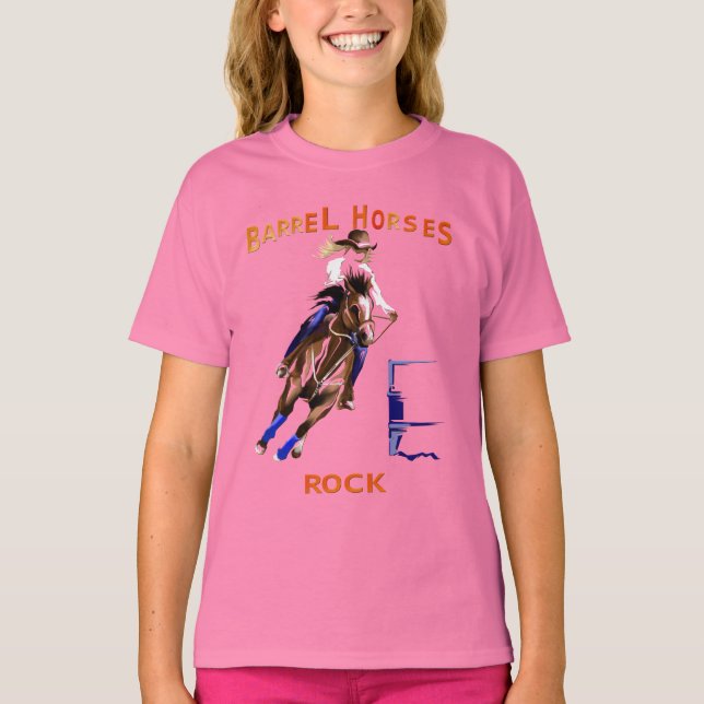 Camisetas de rock de los caballos de barril (Anverso)
