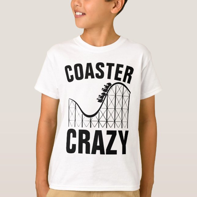 Camisetas DE ROLLERCOASTER CRAZY (Anverso)