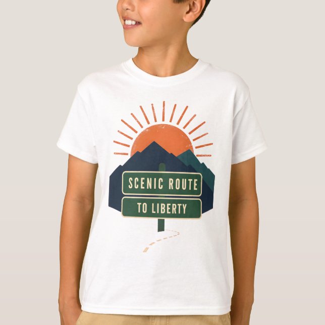 Camisetas de Ruta Escénica a la Libertad (Anverso)