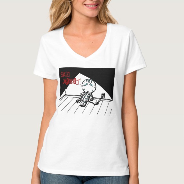 Camisetas de Sad Robot (Anverso)