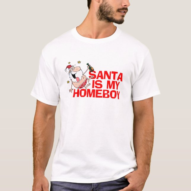 Camisetas de Santa Home Boy (Anverso)