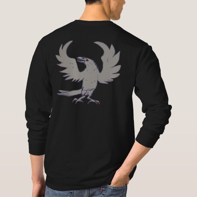Camisetas de Scary Crow Red Eyes (Reverso)