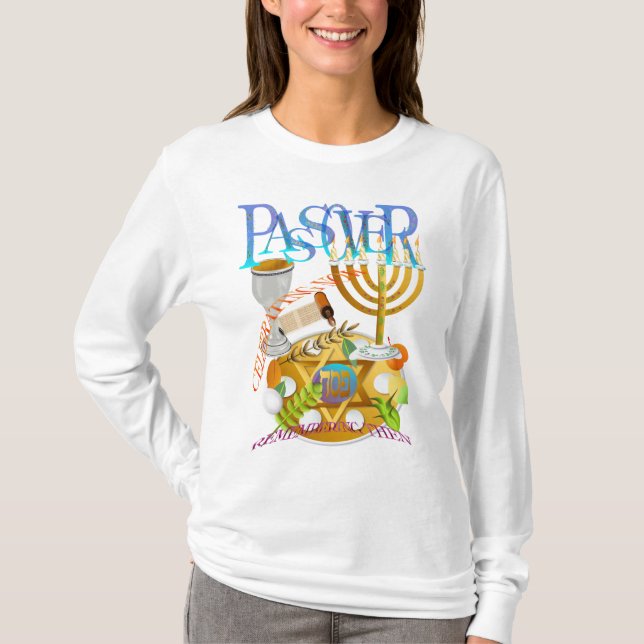 Camisetas de Seder del Passover (Anverso)