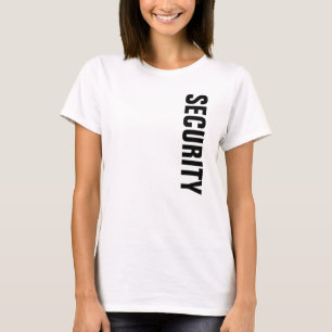 Camisetas De Seguridad De La Mujer Personalizado L