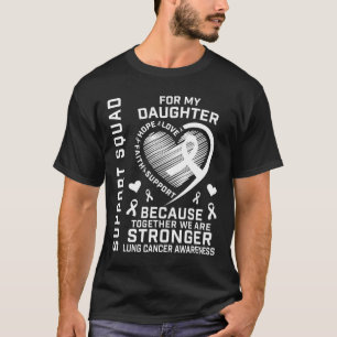 Camisetas de sensibilización sobre el cáncer de pu