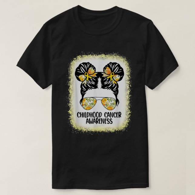 Camisetas de sensibilización sobre el cáncer infan (Diseño del anverso)