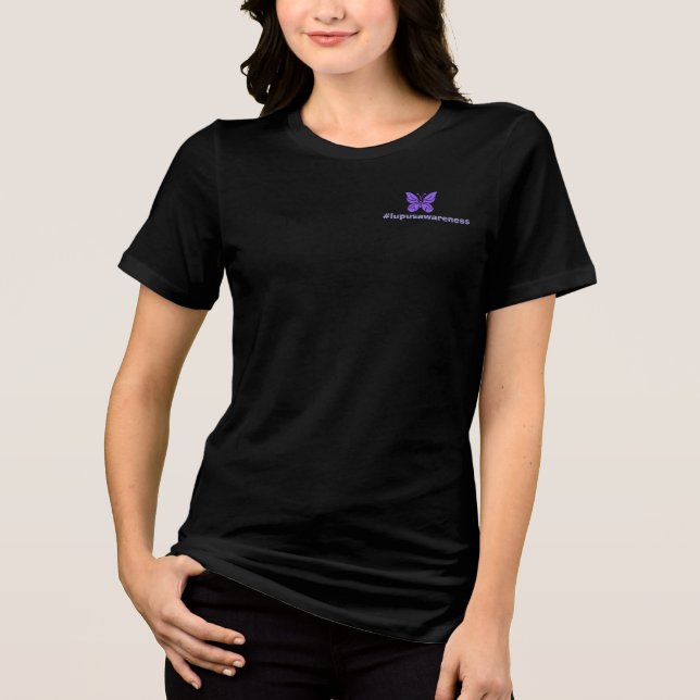 Camisetas de sensibilización sobre el lupus (Anverso)