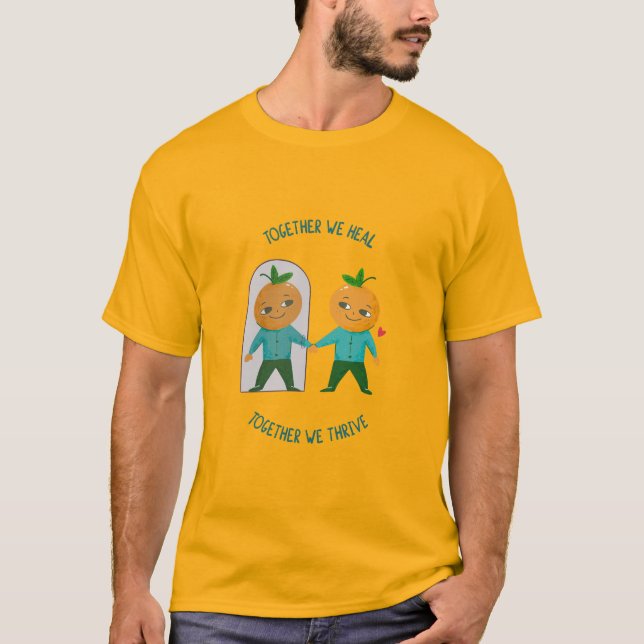 Camisetas de sensibilización sobre la salud mental (Anverso)