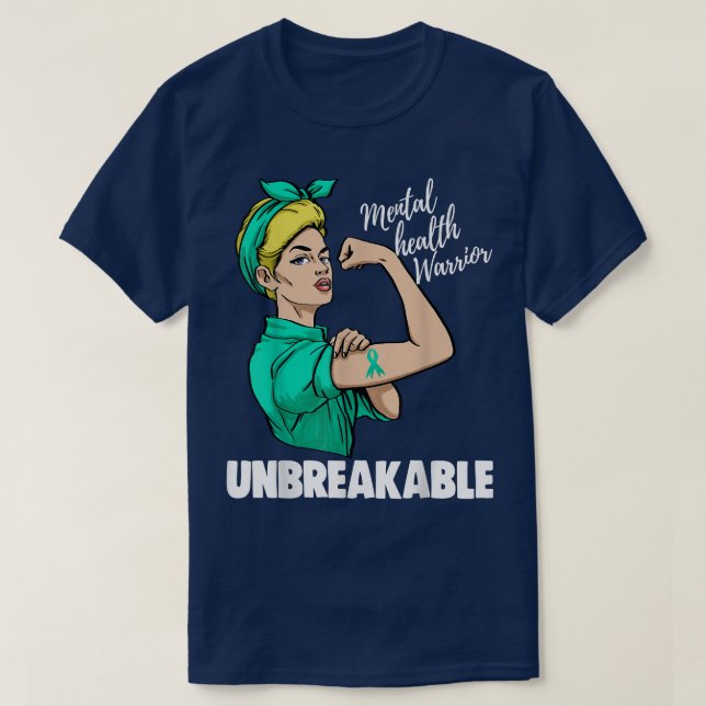 Camisetas de sensibilización sobre la salud mental (Diseño del anverso)