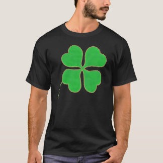 Camisetas de shamrock verde brillante recortadas d