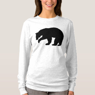 CAMISetas DE SILUETA DE OSO GRIZZLY