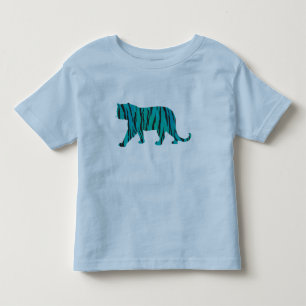 Camisetas de siluetas negras y Verde azuladas
