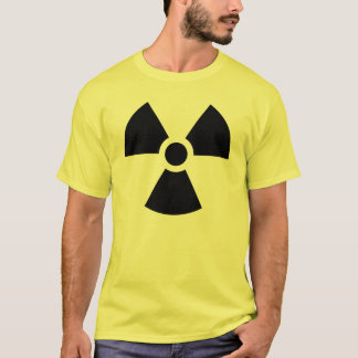 Camisetas de símbolo radiactivo