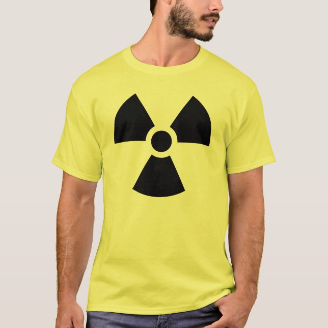Camisetas de símbolo radiactivo (Anverso)