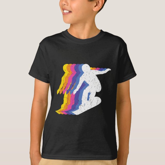 Camisetas de Snowboard Retro Vintage Snowboard - S (Anverso)