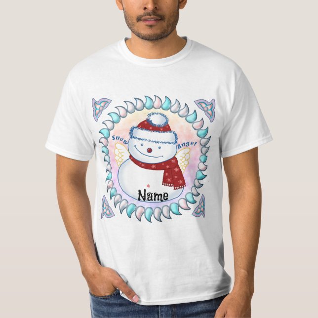 Camisetas de Snowman Angel (Anverso)