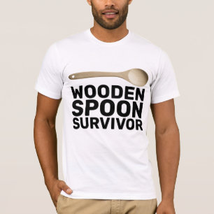 CAMISETAS DE SOBREVIVIENTE DE MADERA