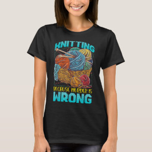 Camisetas De Tejido Para Mujeres Graciosas Yarn Kn