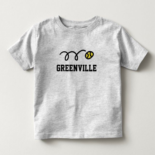 Camisetas de tenis de Greenville para hombres muje (Anverso)