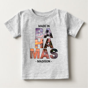 camisetas de texto de personalizado de BAHAMAS