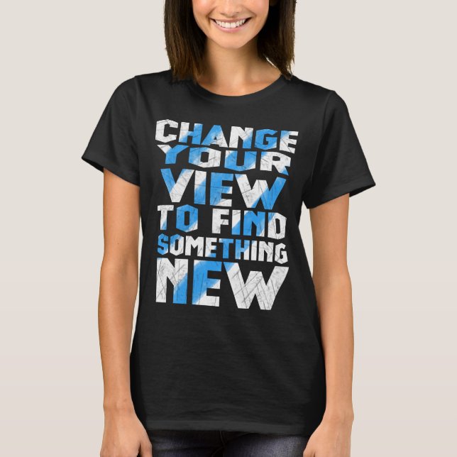 Camisetas de texto simples inspiradoras (Anverso)