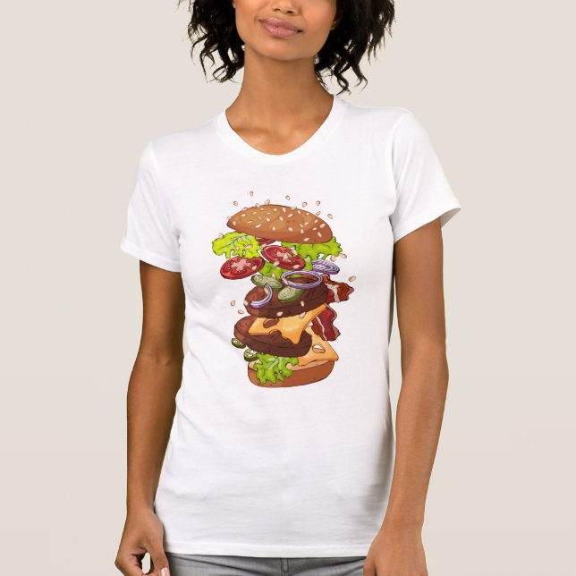 Camisetas de texto y chaquetas de Big Burger perso (Anverso)