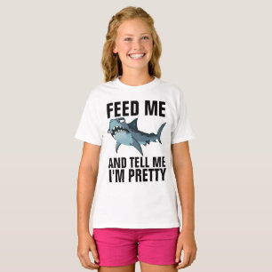 CAMISETAS DE TIBURÓN, ALIMENTE, DÍGANME QUE SOY ch