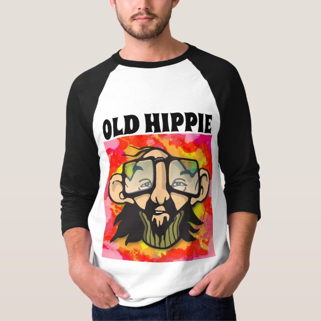 CAMISETAS DE TIPO DE HIPPIE ANTIGUAS (Anverso)