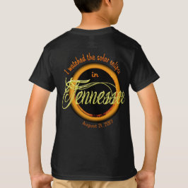 Camisetas de TN Kid, un eclipse solar visto