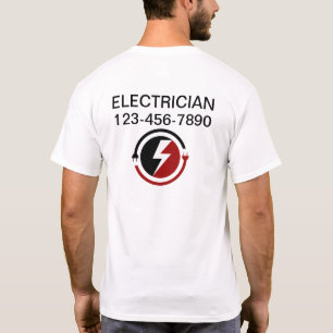 Camisetas de trabajo con logotipo de negocio de el
