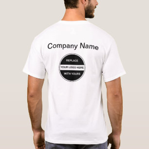 Camisetas de trabajo de logotipo empresarial de do