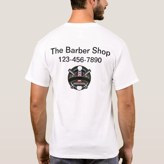 Camisetas de trabajo de logotipos de empresas de G (Reverso)