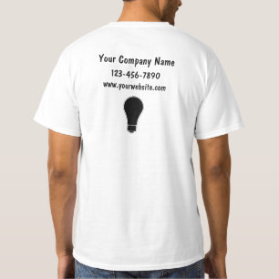 camisetas de trabajo de SImple Electrician