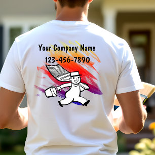 Camisetas de trabajo sencillas y modernas para pin