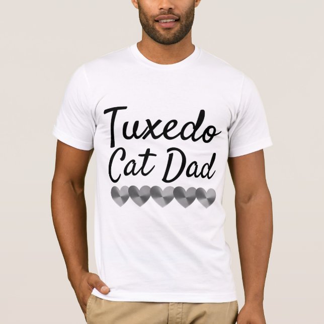 Camisetas de TUXEDO CAT DAD (Anverso)