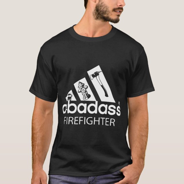 camisetas de un bombero de los badas (Anverso)