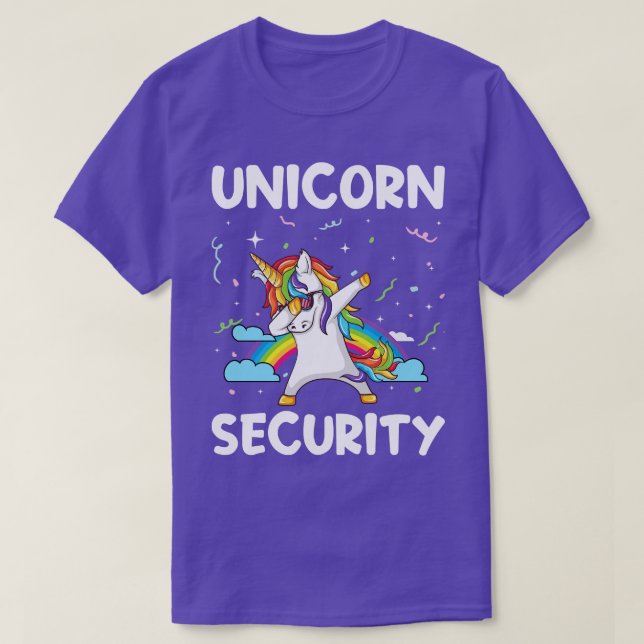 Camisetas de Unicorn para la seguridad de Unicorn (Diseño del anverso)