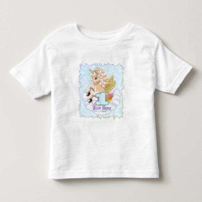 Camisetas de unicornio de cumpleaños (Anverso)